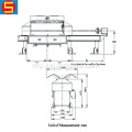 S &amp; S Jacquard Loom အီလက်ထရောနစ် Jacquard 1408 ချိတ်